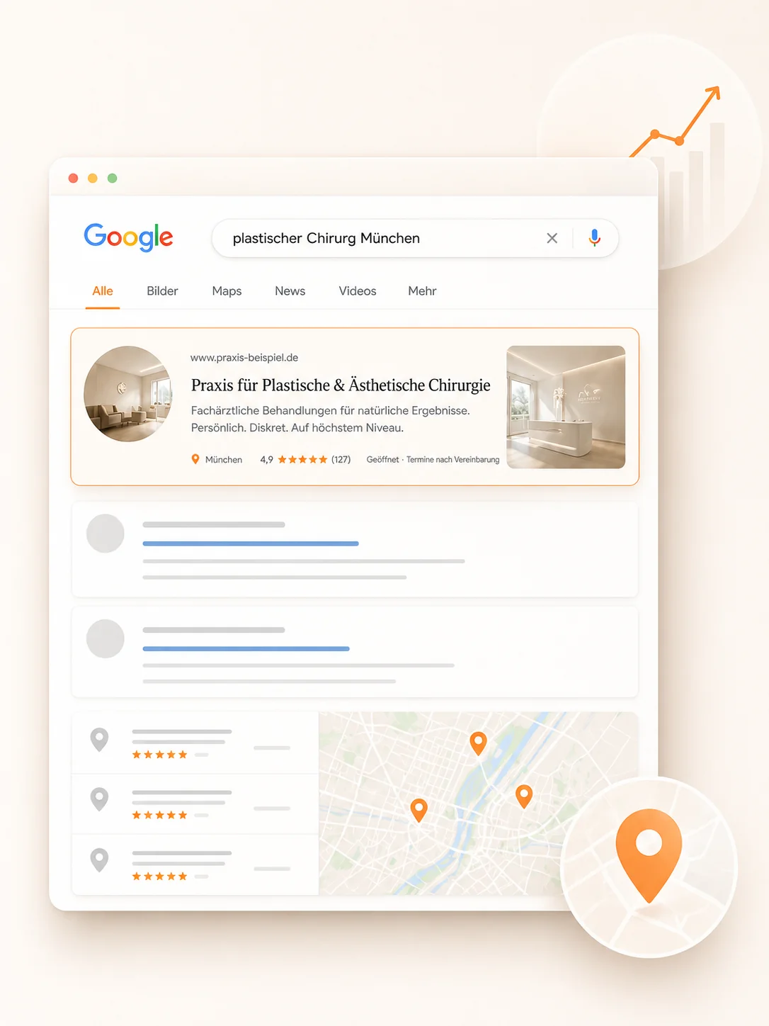 SEO für Ärzte – Sichtbarkeit bei Google und KI