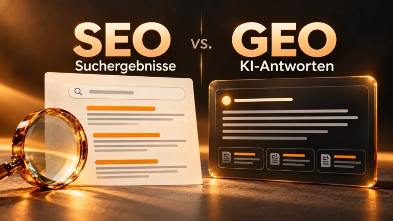 SEO vs. GEO: Unterschiede, Zusammenspiel und die richtige Strategie